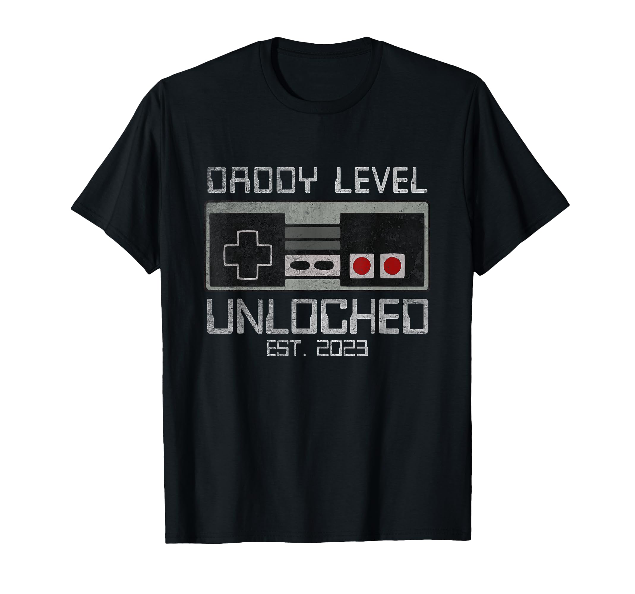 Daddy Level Unlocked 2023 Leveled Up To Dad Future Gamer Dad T-Shirt