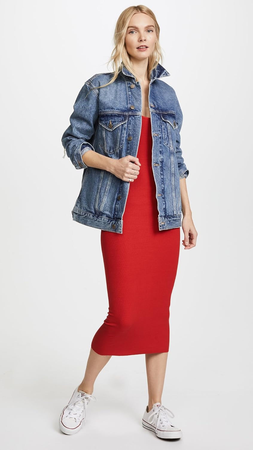 Enza Costa Women's Rib Tank Dress - Image 5