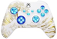Vista 5 de Silent Modz Custom Modded Controller 7 LED Colors Trigger Stopper w/Pro Grips compatible with Xbox Series S, Xbox Series X, Xbox One, and Windows
