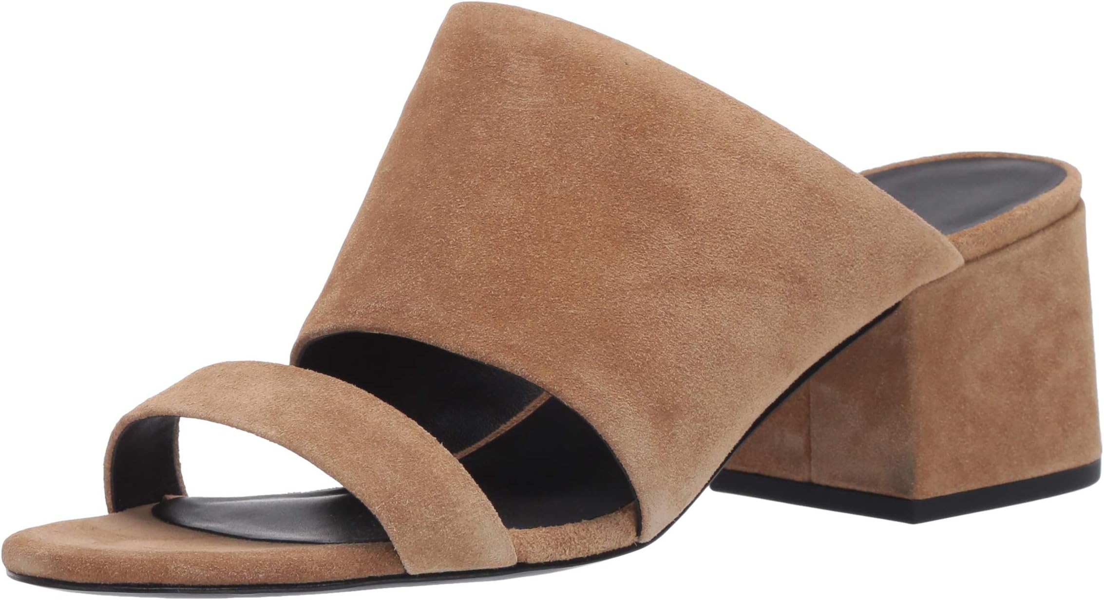 3.1 Phillip Lim Women's Cube Double Strap Heeled Sandal, Oak, 9.5
