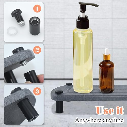 Miniatura 4 de MONVIE Organizador de fregadero para el hogar, organizador de fregadero de cocina de secado rápido, bandeja de piedra absorbente de agua de tierra