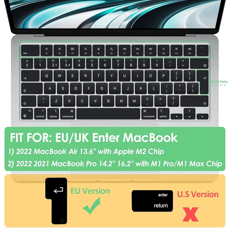Amazon.co.jp: ProElife キーボードカバースキン EU/UK Enter