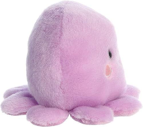 Miniatura 3 de Aurora® Adorable Palm Pals™ Oliver Octopus™ Animal de peluche, diversión de bolsillo, juego sobre la marcha, morado, 5 pulgadas