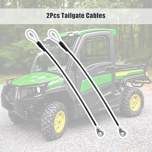 Miniatura 3 de KMBNTU M159508 - 2 cables de equipo para puerta trasera para John Deere Gators M TE TH TX XUV TH TX HPX615E HPX815E XUV825EM XUV835EMR XUV855E