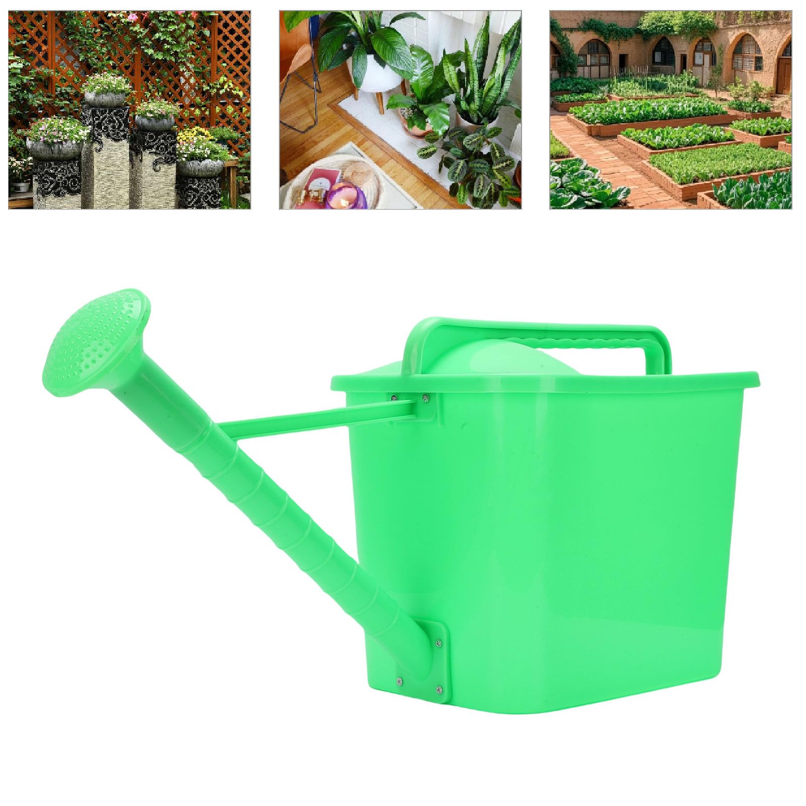 Jeffergarden Annaffiatoio in Plastica da 20 Litri di Grande capacità con 3 modalità di Irrigazione, Ugello Regolabile per Piante da Giardino da Interno Ed Esterno