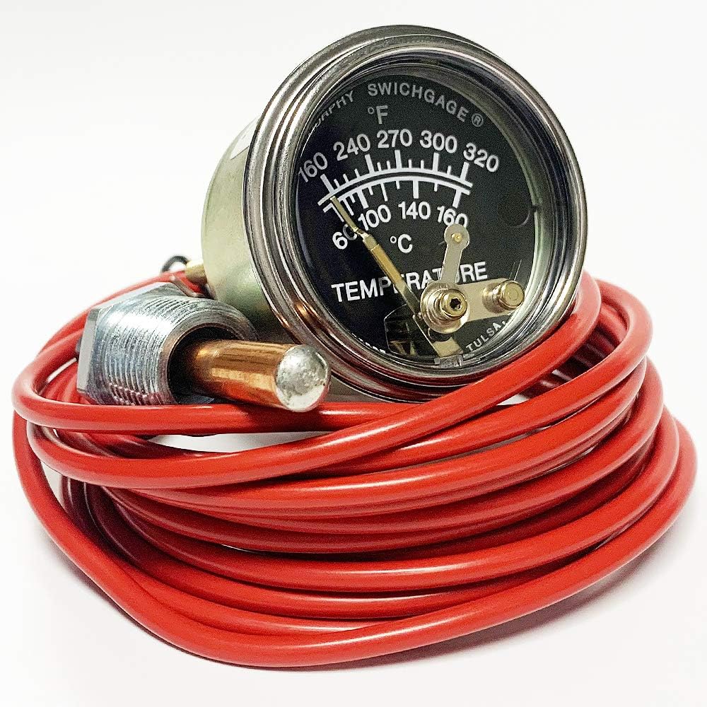 Murphy by Enovation Controls 20T-320-12-1/2 Temperature Swichgage (10702085)