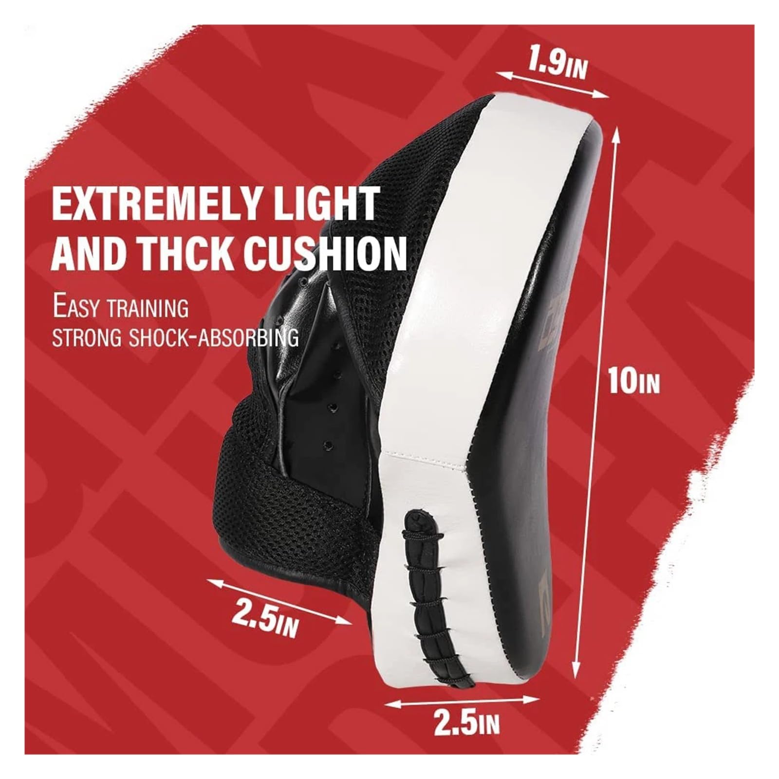 Guanti Focus 1 pz. Pugilato Pu Kick Pad Muay Thai Sanda Foot Target Training