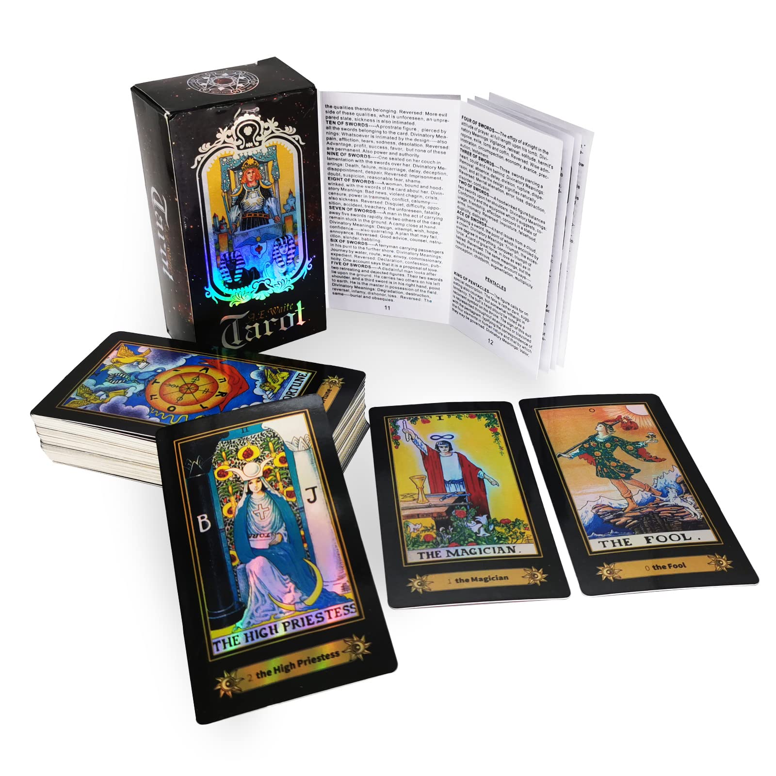 Buy AIEWEV Tarot Cards Deck,78Classic Tarot with Guidebook,Divination