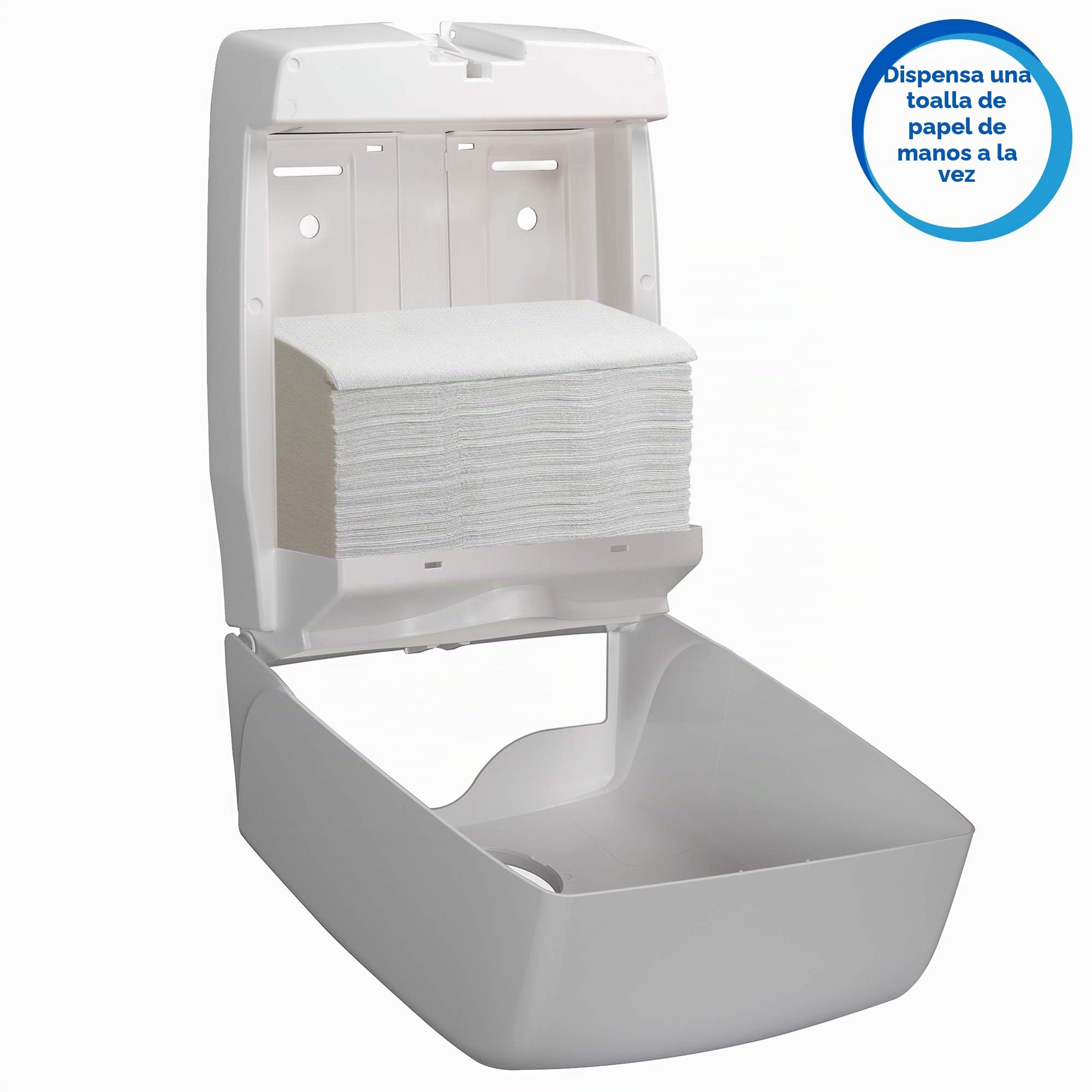 Scott Essential 06617100 6617 Toallas de Mano Intercaladas, 15 Paquetes de 340 Hojas de Papel, Tamaño Pequeño, Tecnología Absorbente Airflex, Color: Blanco