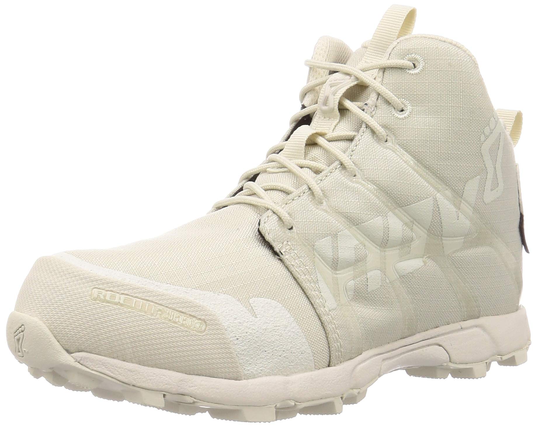 Inov-8 Men's Roclite G 286 GTX - Lightweight Gore Tex Waterproof Graphene-Enhanced Hiking Boots (6.5, White Grey, numeric_6_point_5)