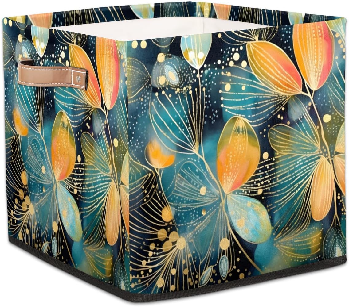 Xiaoyanbd Abstract Storage Cubes 13 x 13 Inch Fabric