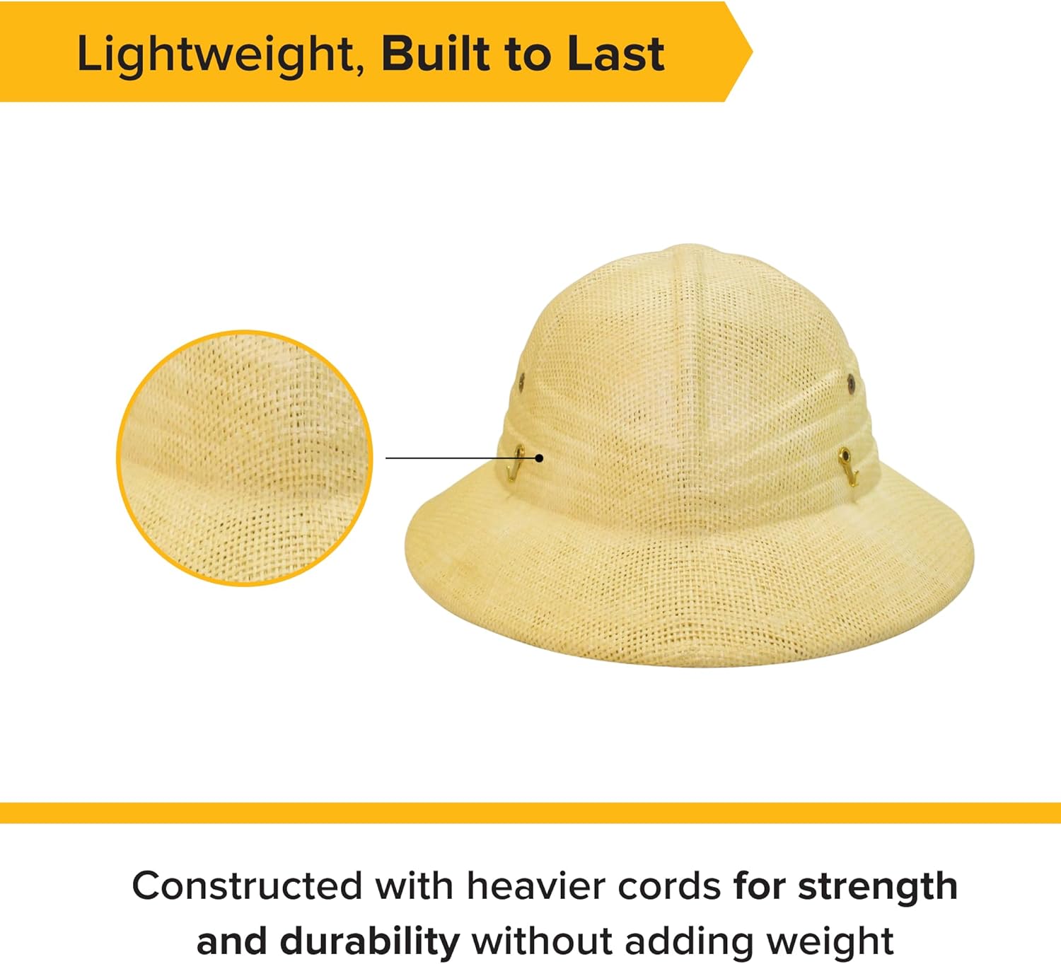 Mann Lake Standard Vented Beekeeping Helmet, Lightweight Protective Bee Keeping Hat with Breathable Mesh, Durable Build, Adjustable Headband, and Terry Cloth Sweatband for Beehive Yard Use