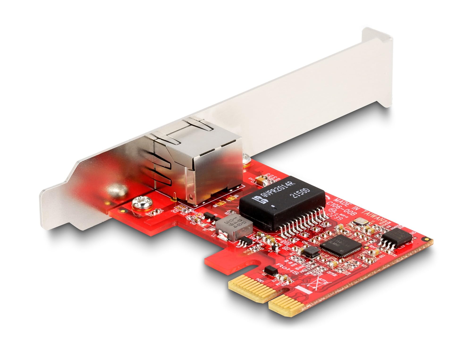 DeLOCK Scheda PCI Express x1 per 1 x RJ45 2,5 Gigabit LAN i225 NBASE-T, Scheda di Rete, Adattatore Ethernet