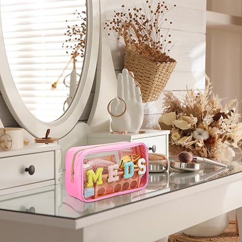 Miniatura 7 de Bolsa de maquillaje de chenilla, bolsa portátil de nailon, estuche de maquillaje, bolsa de maquillaje con cremallera, bolsa de almacenamiento de