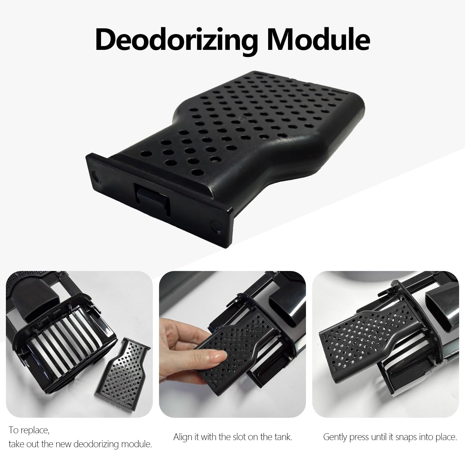 Replacement Deodorization Module - Compatible with ROBOROCK F25 Steam/F25Ultra Steam, Odor-Removing Accessory for Steam Cleaner