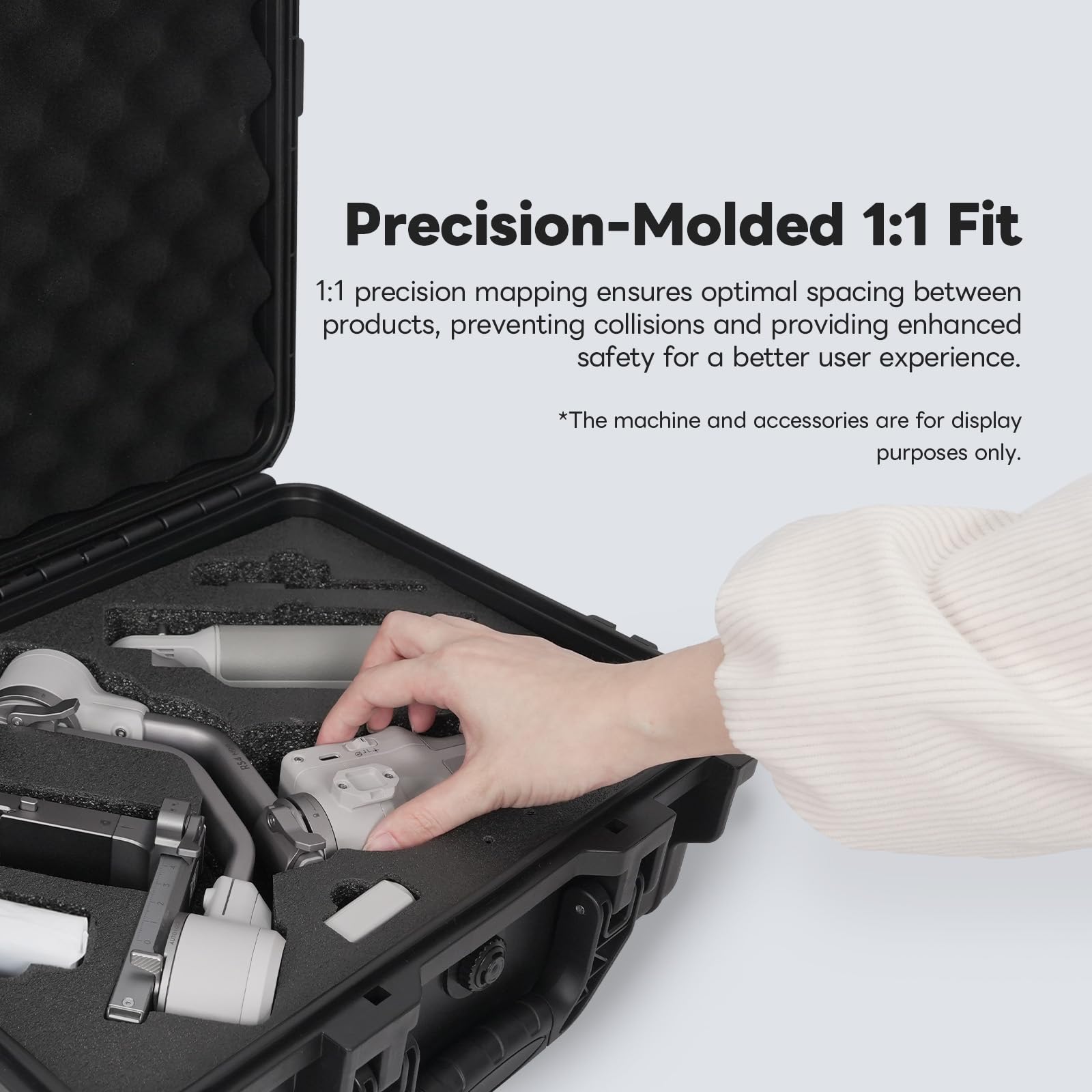 RS 4 Mini custodia, custodia rigida impermeabile da trasporto borsa a tracolla da viaggio per DJI Ronin RS4 Mini RS3 mini stabilizzatore cardanico e accessori