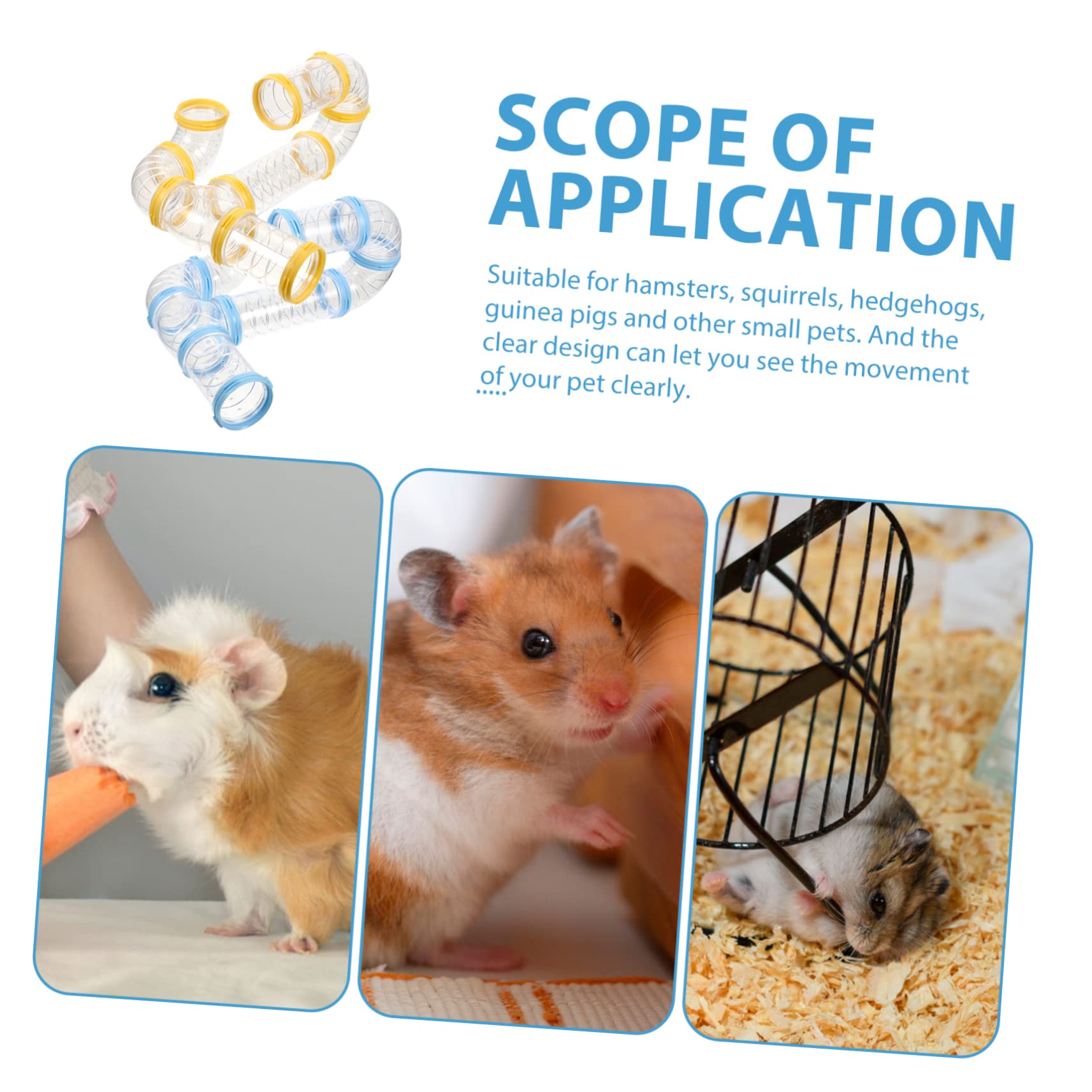 Hamster Tunnel Verbinder Satz Transparent 2 Satz für Selbstgemacht BAU