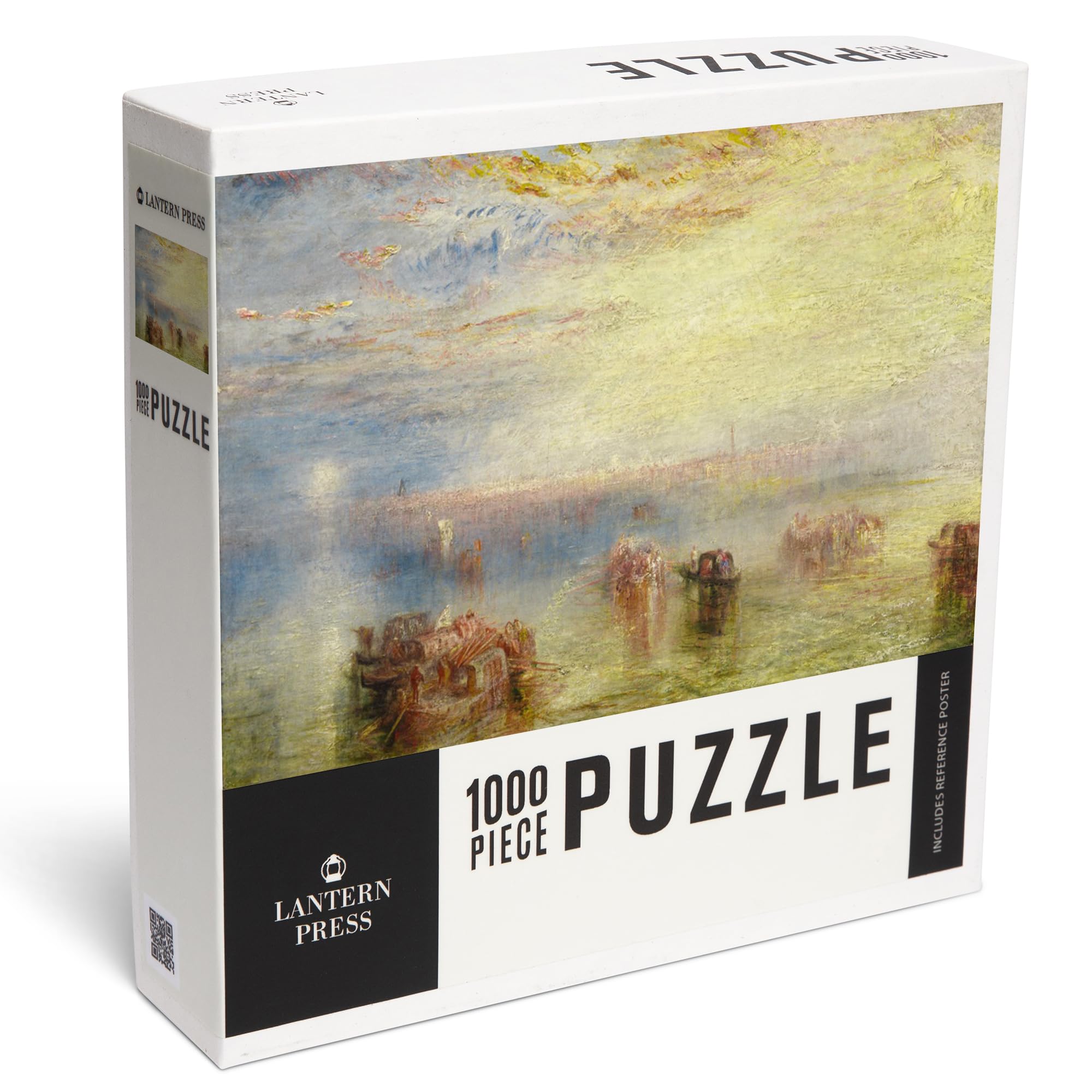 Approach to Venice, Masterpiece Classic, Artist: J.M.W. Turner c. 1844 (1000 Piece Puzzle, Challenging Jigsaw Puzzle for Adults, Made in USA)