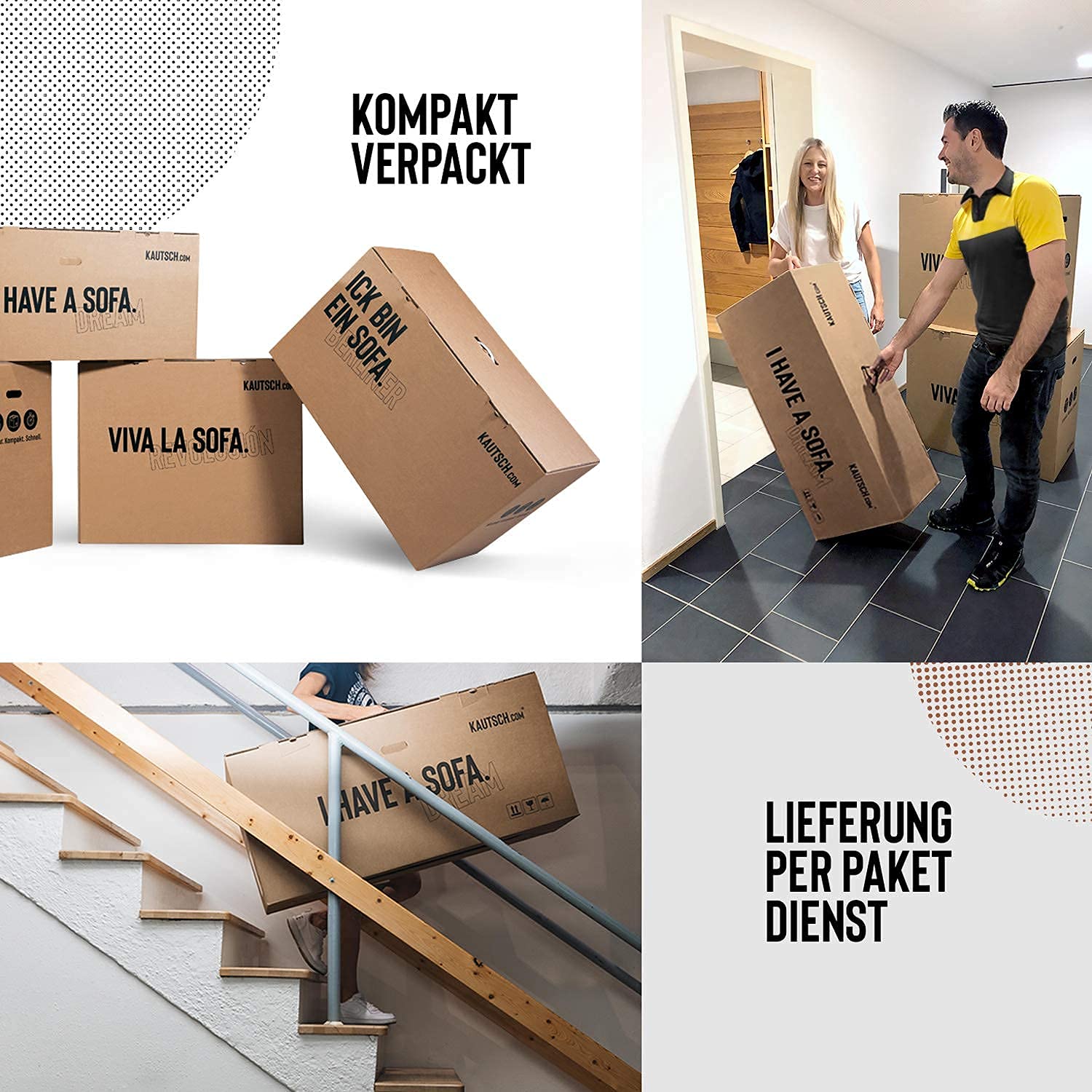 Lotta trzyosobowa sofa do salonu rozkładana - kanapa 3-osobowa - sofa tapicerowana - szer. 202 cm - szezlong lewy - kremowy - drewniane nóżki odcień orzecha