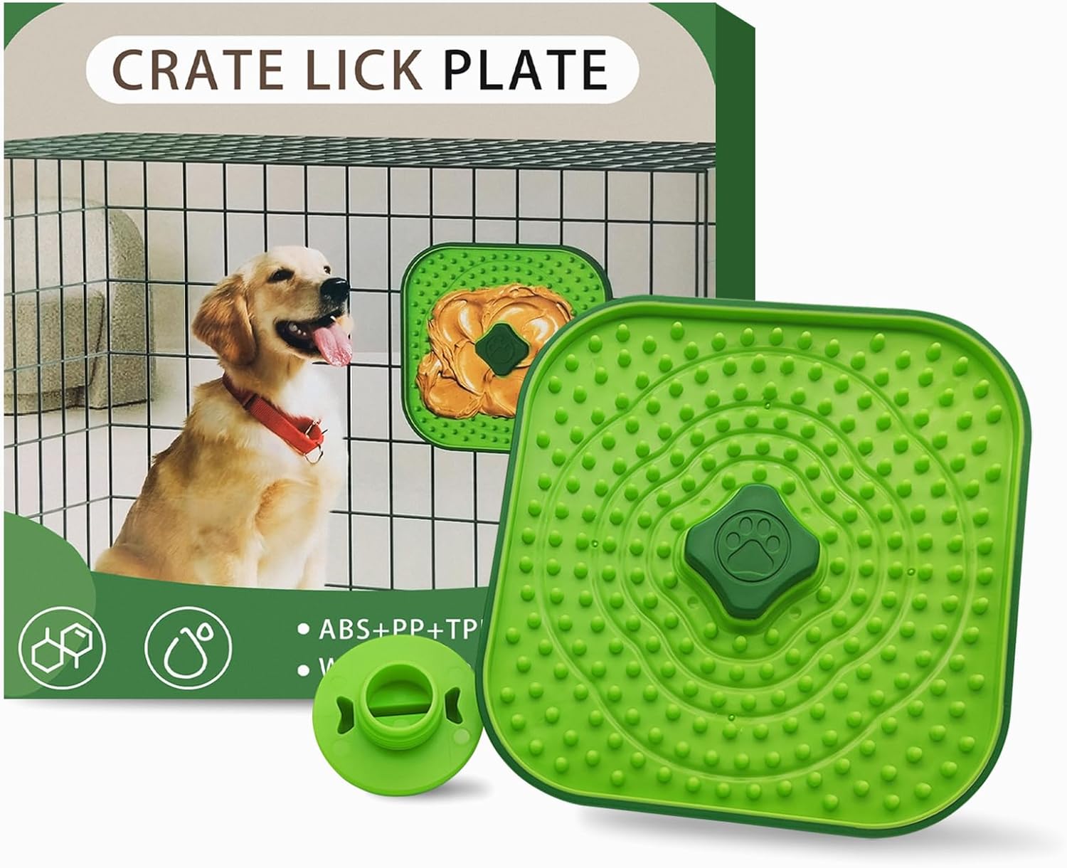 Licking Mat for Dogs Crate Large Size 7.1 inches Slow