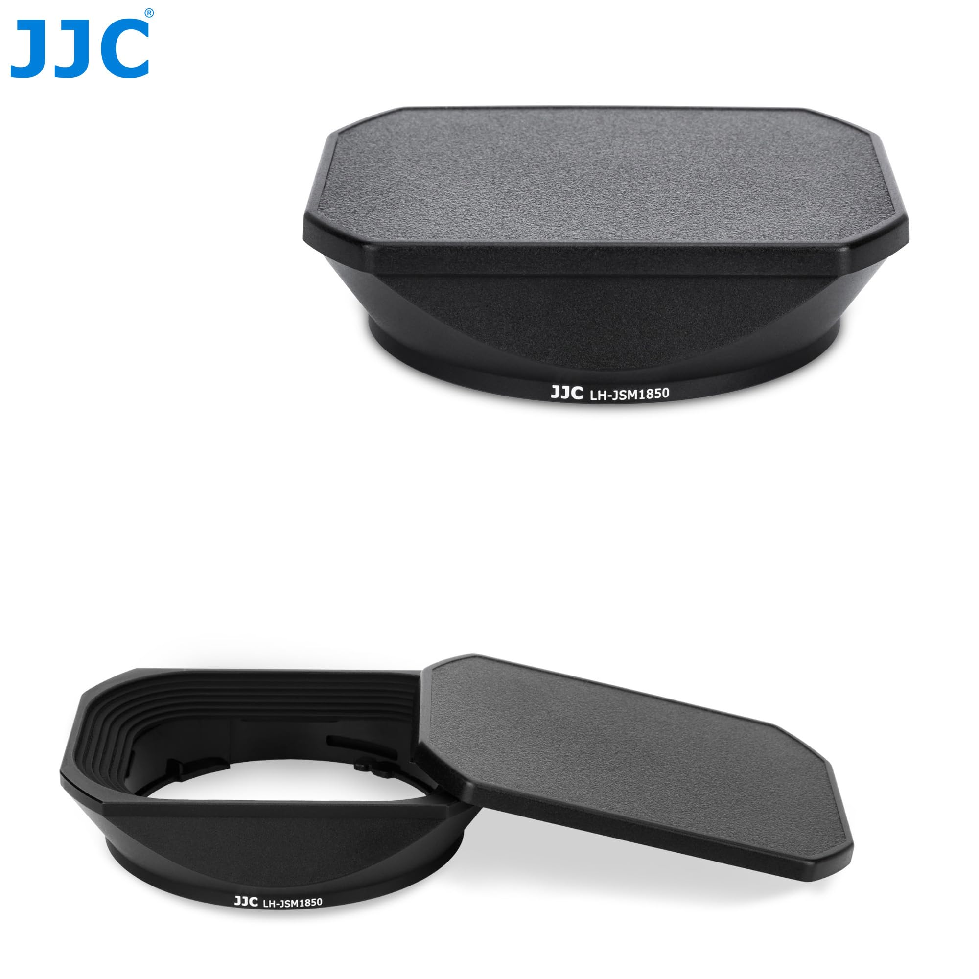 JJC Gegenlichtblende für Sigma 18-50 mm f/2.8 DC DN Objektiv (E Mount) Kit mit Slide Design Kapuze Gap Eine Alternative zur Sigma LH-582-02 Kunststoff-Gegenlichtblende