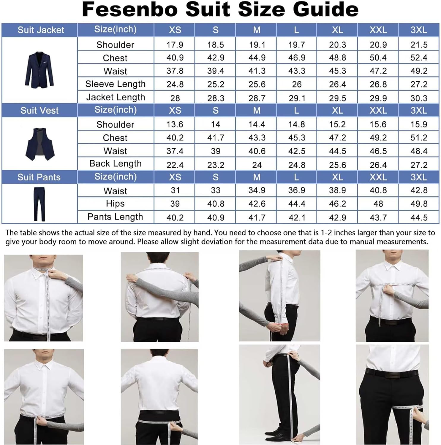 Retro 3 Pieces Men Suit Tweed Herringbone Suits for Men Formal Wool Jacket Dress Suit Vest Pants Wedding Prom Tuxedo - Image 3