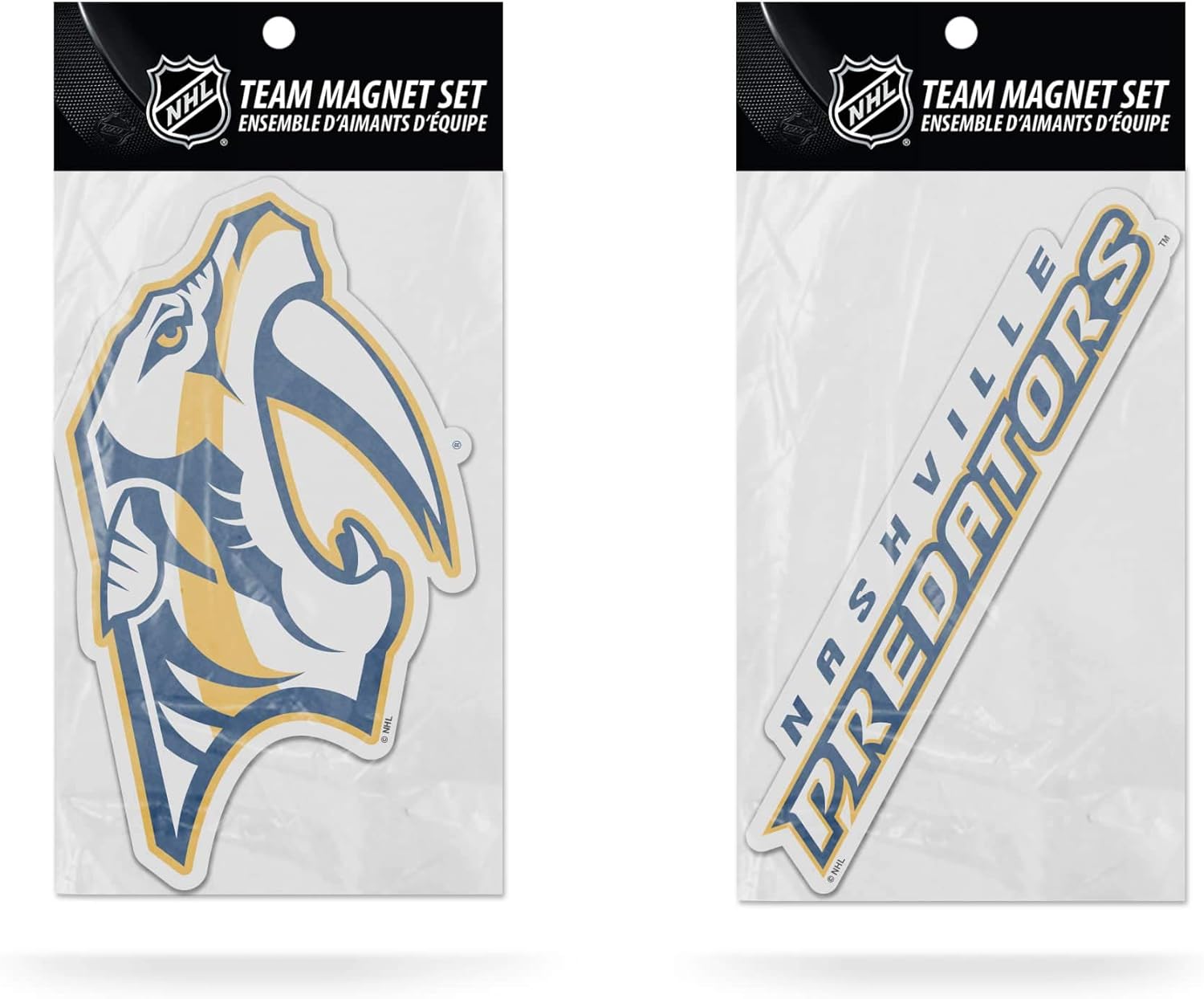 NHL Tampa Bay Lightning 2-Pack Die Cut Team Logo Magnet Set : Sports & Outdoors