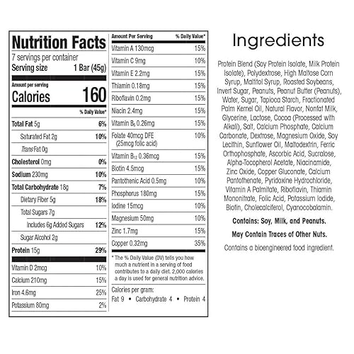 Miniatura 2 de WonderSlim - Barra de proteína nutritiva