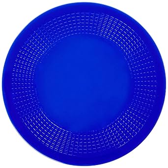 Dycem Non-Slip Mat, Blue Textured Pad, 7.5" Diameter 1/8" Thick Daily Living Aid for Stabilization, Gripping, and Independent Living Support