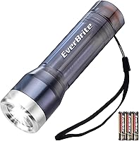 Vista 1 de EverBrite Small Flashlight, Compact LED Flashlights with 3 Modes, Water-Resistant Mini Flashlight for Home, Camping, and Emergencies, 3 AAA Gray