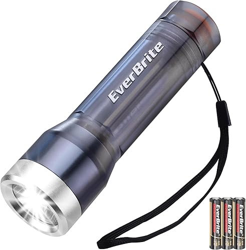Miniatura 11 de Everbrite linterna mini, linterna LED con 3 modos, incluye 3 pilas AAA, linterna pequeña resistente al agua para emergencias y campamento, rosa,