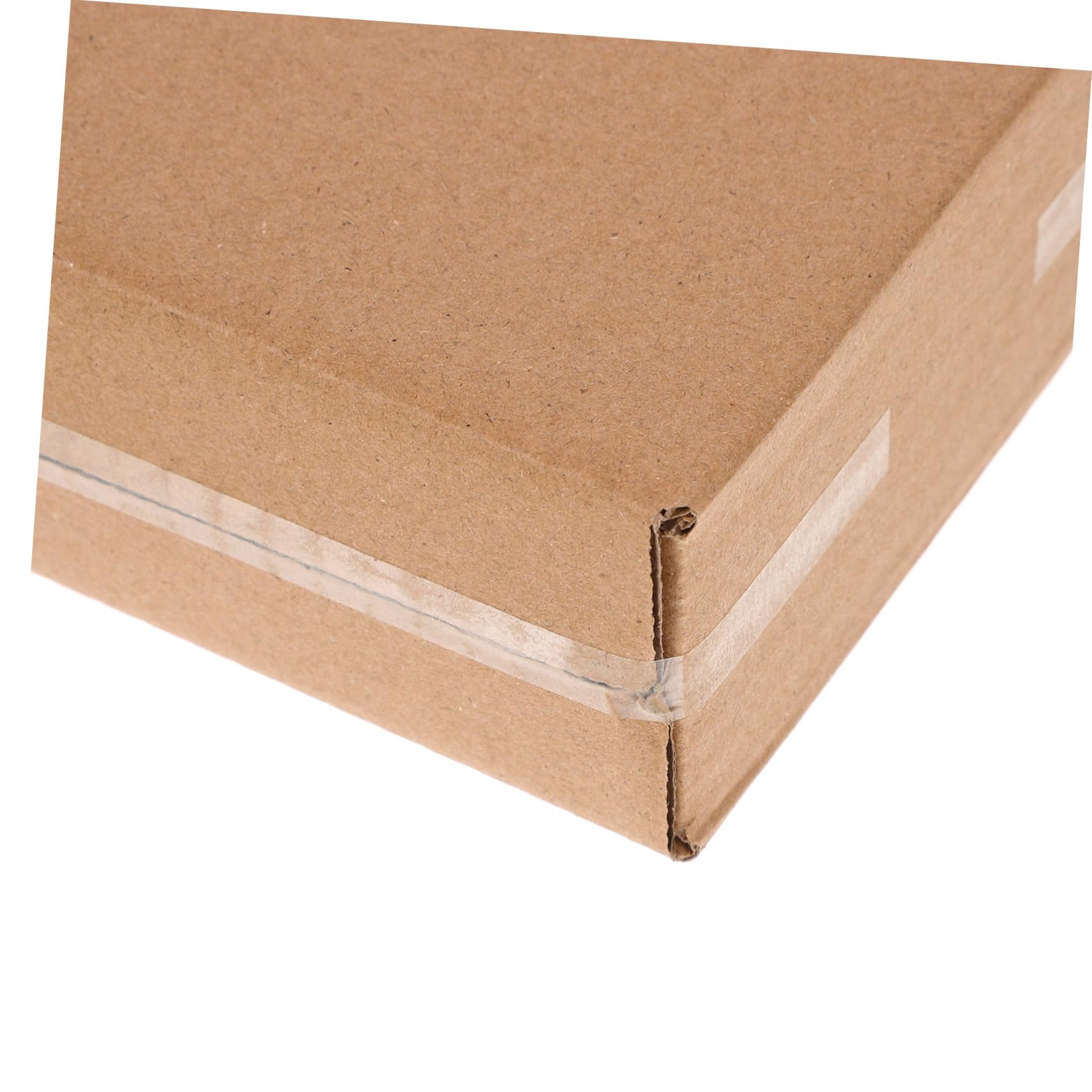 DOITOOL 4 Sätze Teiliges Set Flacher Versandkartons Aus Wellpappe Wiederverwendbar Robust Für Transport Und Aufbewahrung Von Kleinen Gegenständen 10 Stück * 4