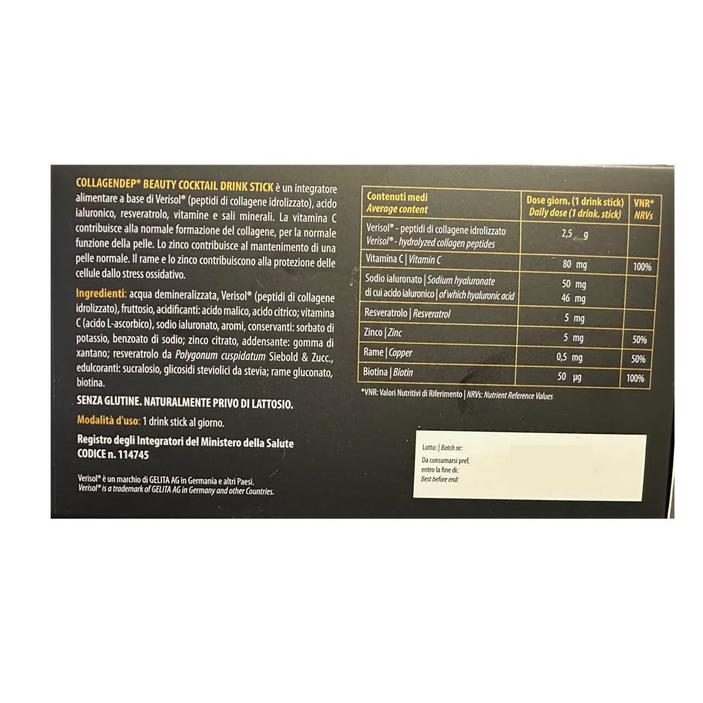 COLLAGENDEP 20STICK 15ML - integratore alimentare per il benessere della pelle