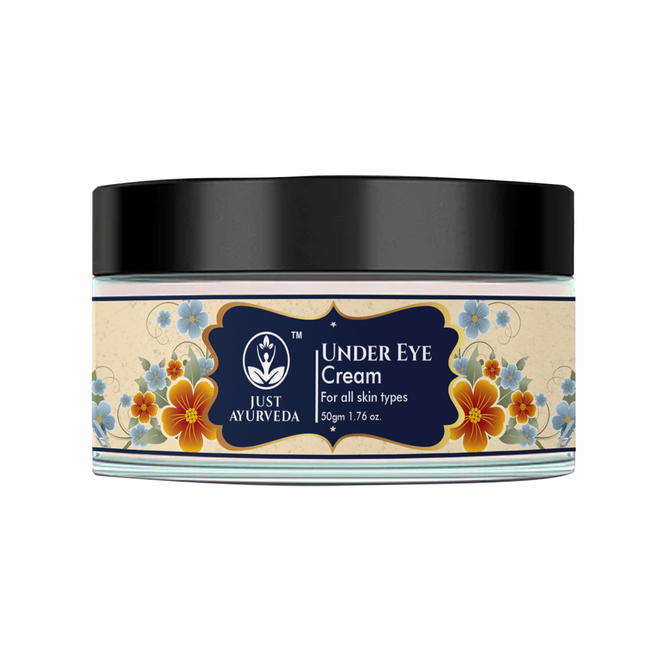 Just Ayurveda Under Eye Cream Gel | Dark Circles, Puffy Eyes & Wrinkles | Hydrating & Lightweight | Paraben-Free | For Men & Women | 50g (Pack of 1)-image-37