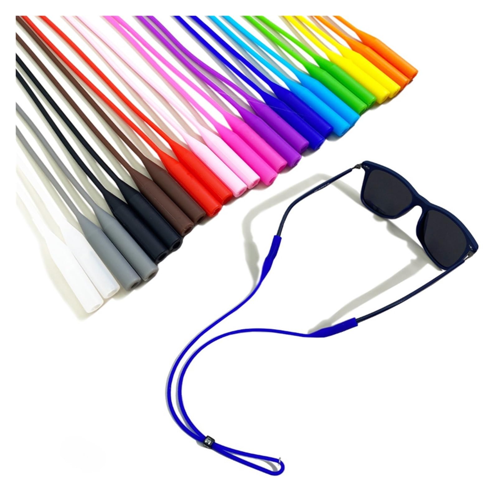 8pcs Sports Eyewear Retainer Für Brillen | Silicone Sunglasses Women Men Eyeglasses Straps Adjustable Glasses Elastic Holder