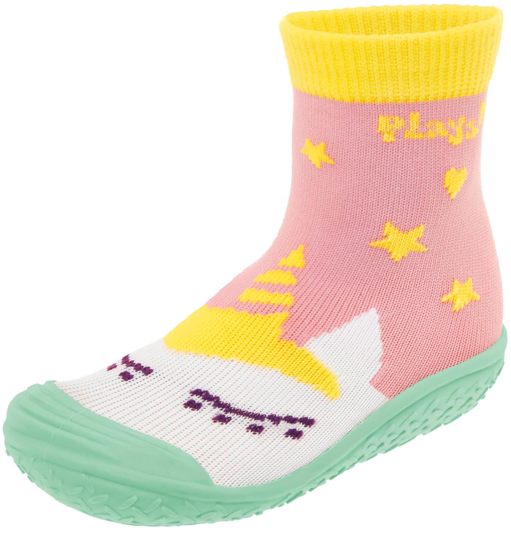 Playshoes Unisex Children's Aqua Socks Water Sports Shoes, Unicorn, 1.5/2.5 UK Child