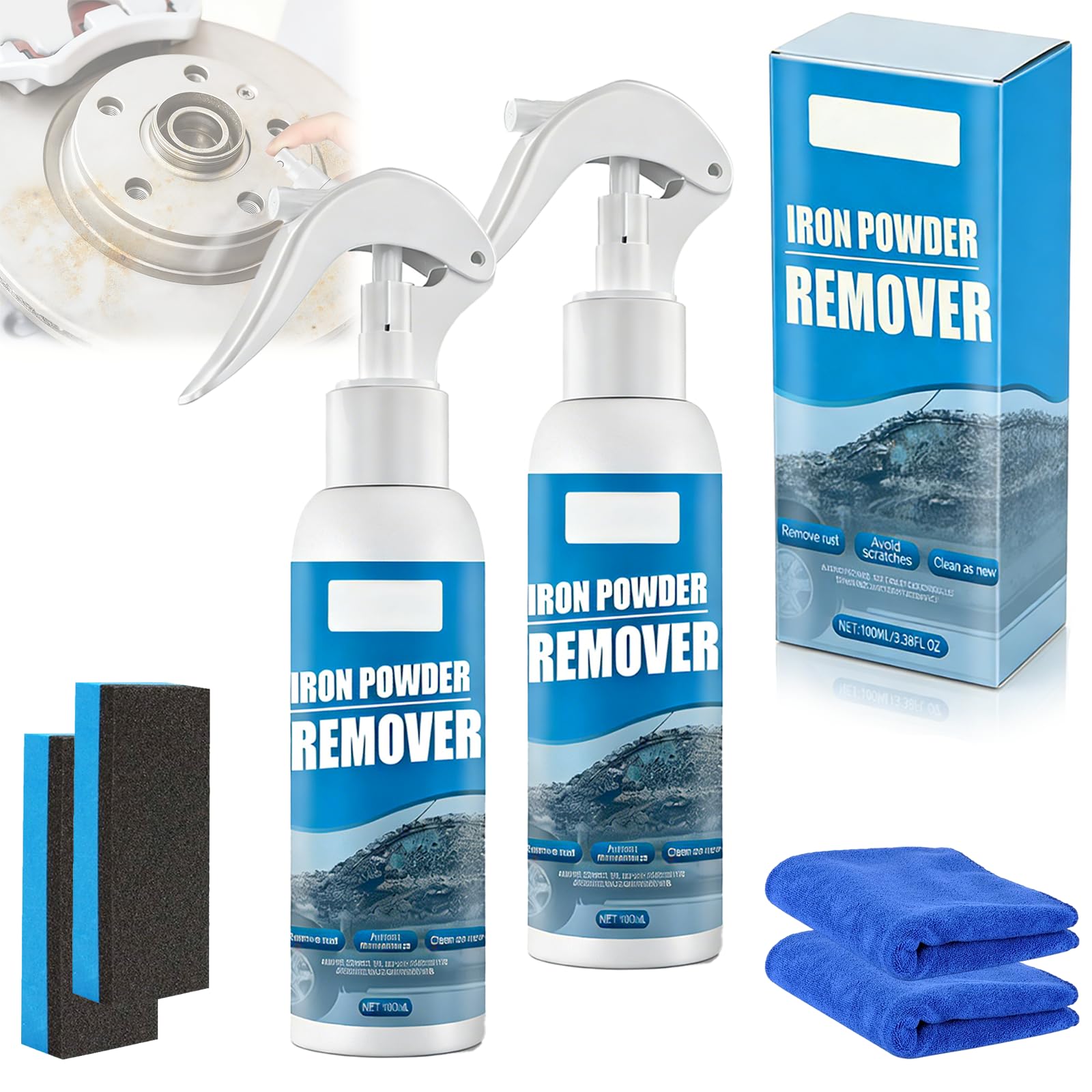 Multi-Functional Quick-Acting Rust Removal Spray, 2026 New Iron Power Remover Spray, Portable Rust Remover Sprays for Metal, Fast-Acting Formula, Bikes, Tools, Cars Surfaces (30mi*2pcs) — view 14