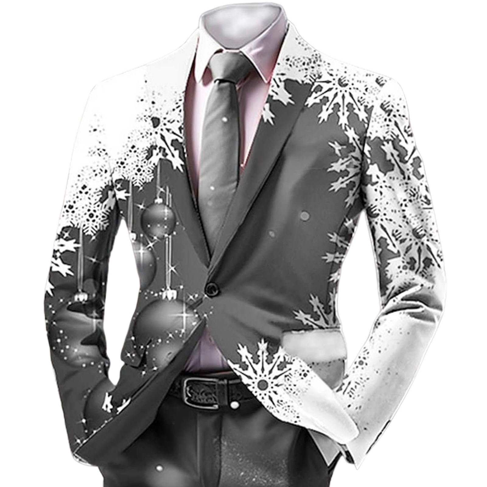 Chaqueta de diseño elegante con estampado sutil para eventos 4