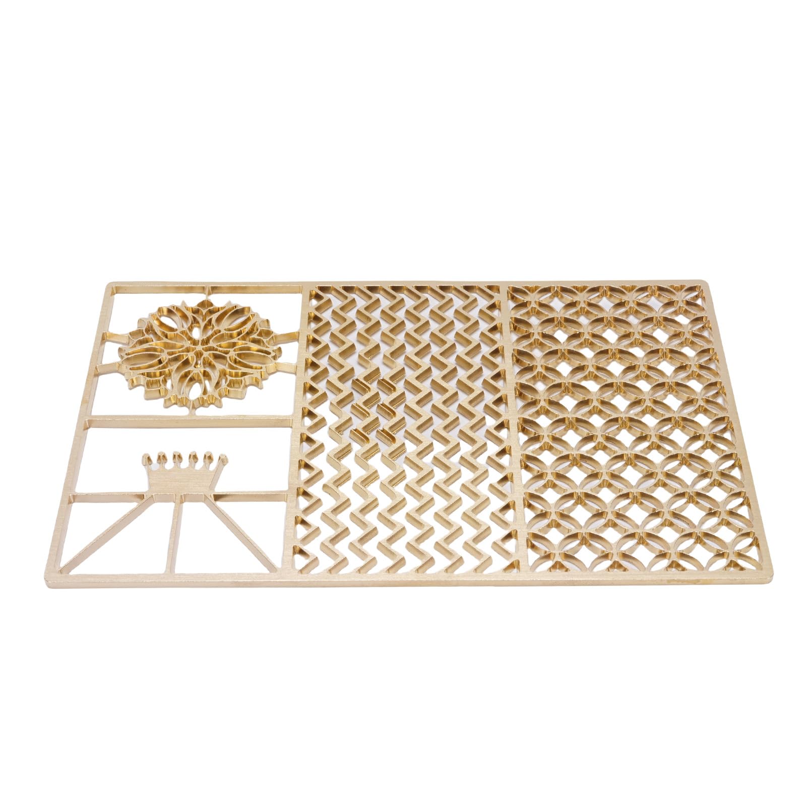 BRRNOO Bandeja de Cobre con Diseño de Hielo para Cubitos de Hielo (C04)