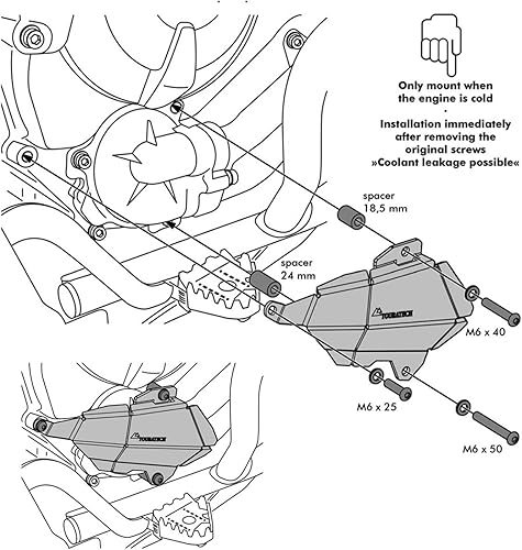 Miniatura 2 de Protector Frames for Yamaha Tenere 700 Tenere700 XTZ 700 XTZ700 T7 T700 2019 2020 2021 Motorcycle Accessories Water Pump Protection Guard Cover