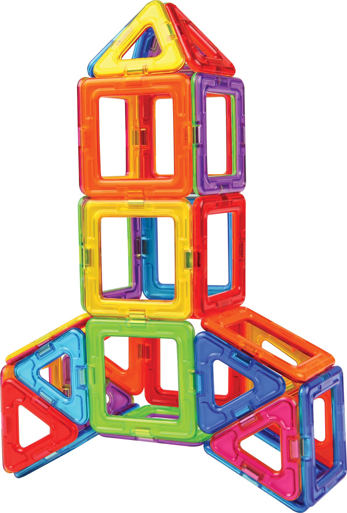 Magformers karnawałowy zestaw 46 sztuk (biały), AK703001N