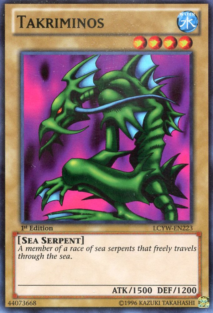 Amazon.com: YU-GI-OH! - Takriminos (LCYW-EN223) - Legendary Collection 3:  Yugi's World - 1st Edition