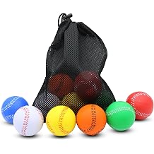Magicorange Foam Baseballs,12/24 Ball Pack Practice Training Baseballs