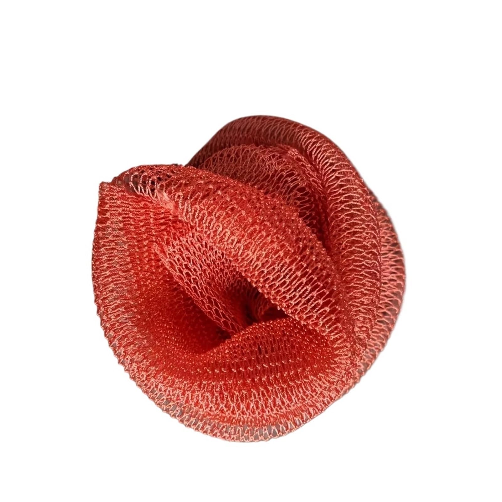 Red de baño de esponja rosa melocotón para tu rutina de relajación y spa en casa 8
