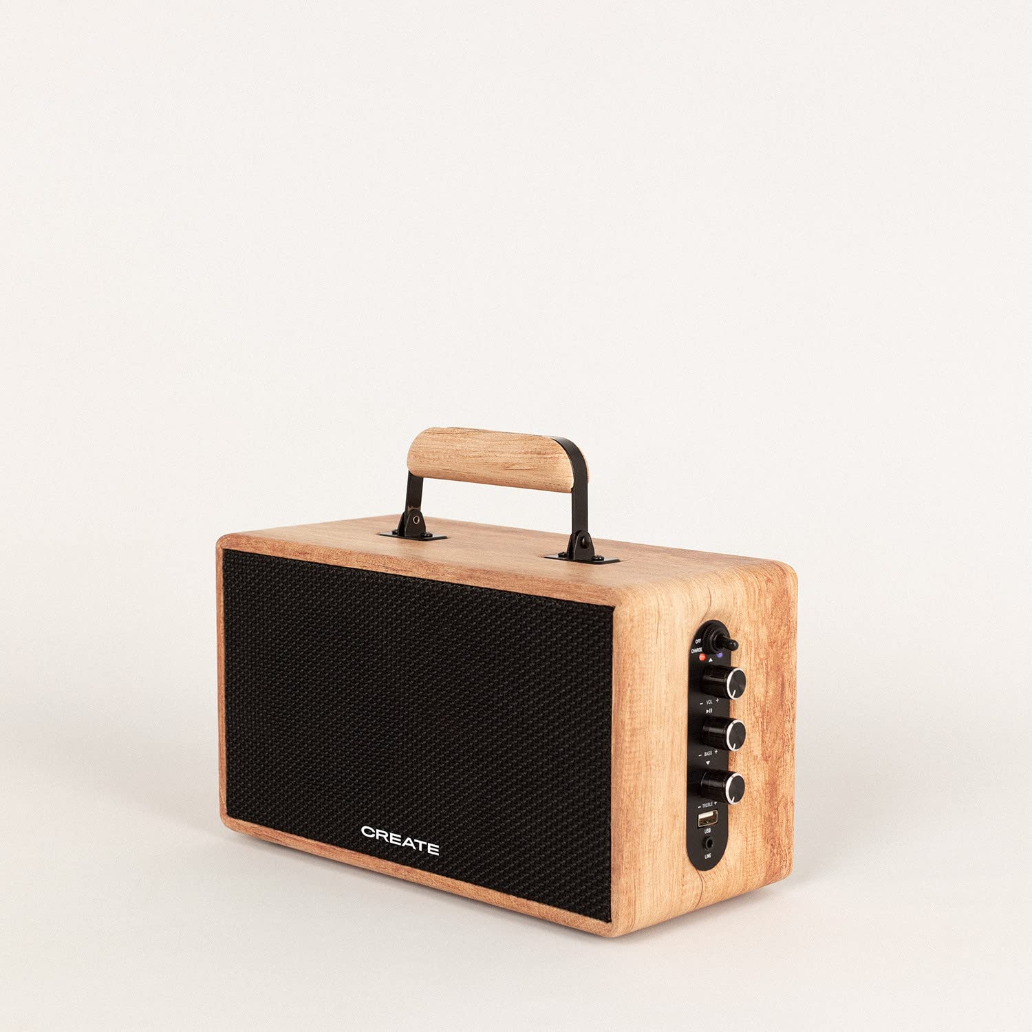 CREATE / Speaker Retro/Altavoz/Bluetooth 5.2, Reproductor USB