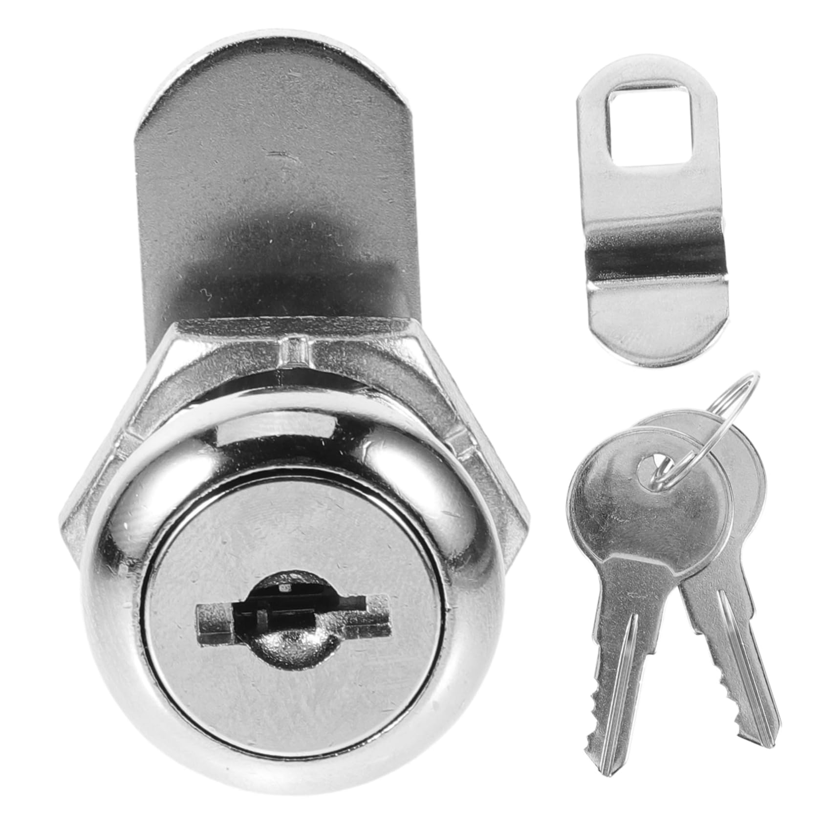 SHINEOFI 5 Ensembles Serrure Clé Serrure de Boîte Aux Lettres Remplacement de Verrou pour Armoire avec Renforcée pour Casiers