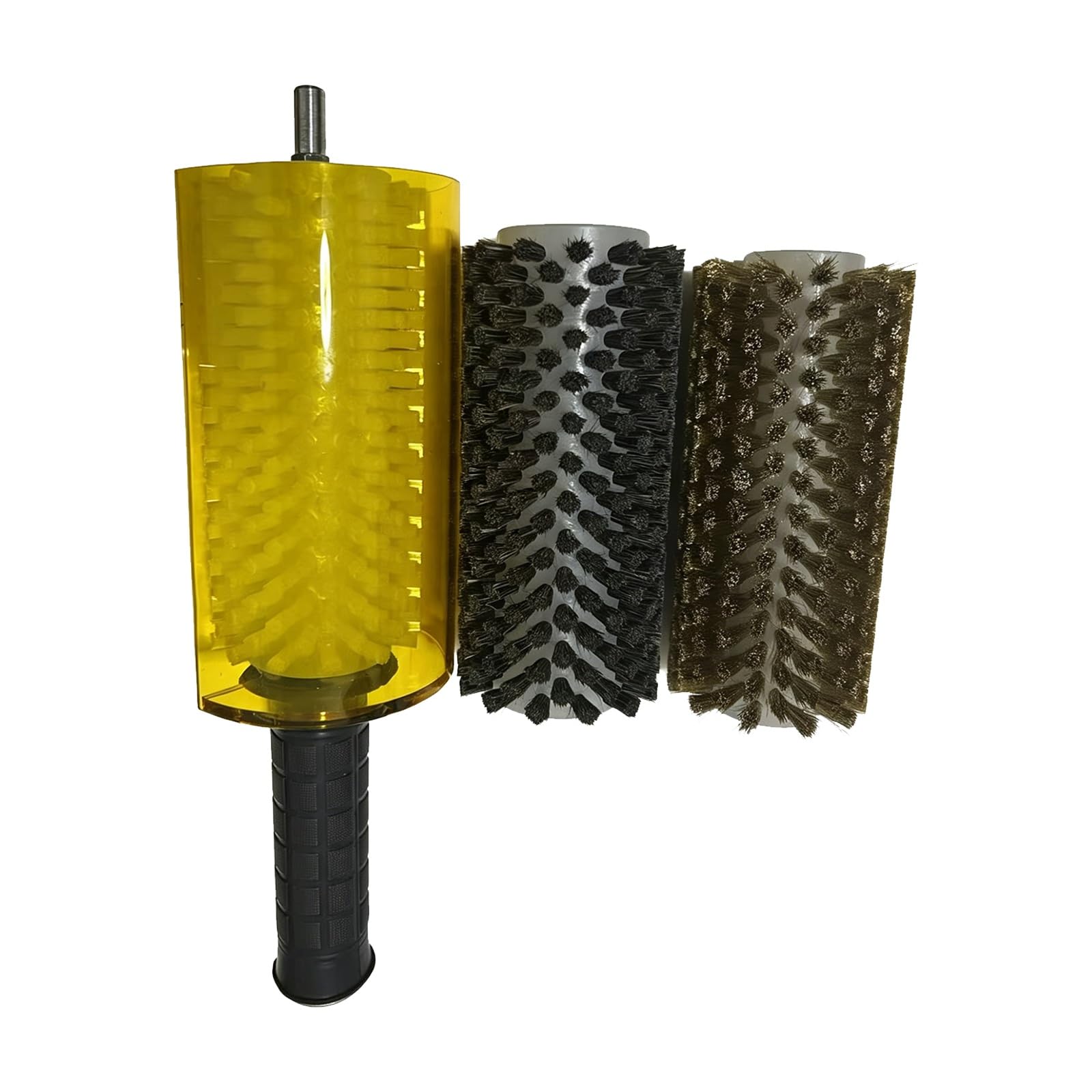 Kit de cepillo de cera para snowboard eficiente con mango protector antideslizante