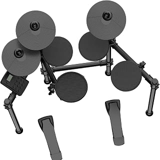 Tambor Portátil Negro Para Adultos, Instrumento De Percusión De Jazz, Tambor Electrónico Para Principiantes baterias electronicas para principiantes