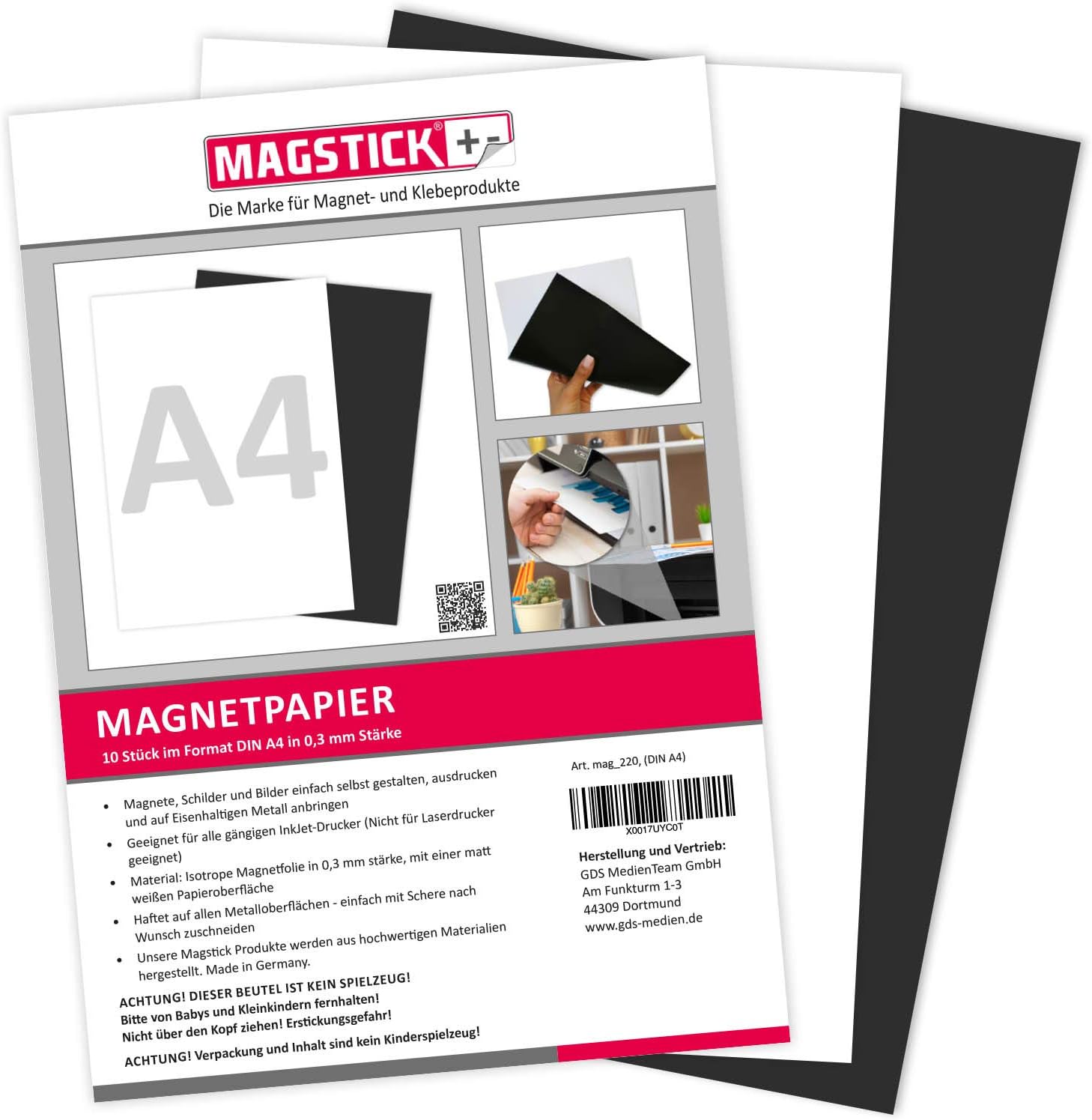 Inkuway A3 300gsm Carta Fotografica Lucida Fronte-retro - 50 Fogli Carta Spessa Per Stampa A Getto D'inchiostro - Foto 6