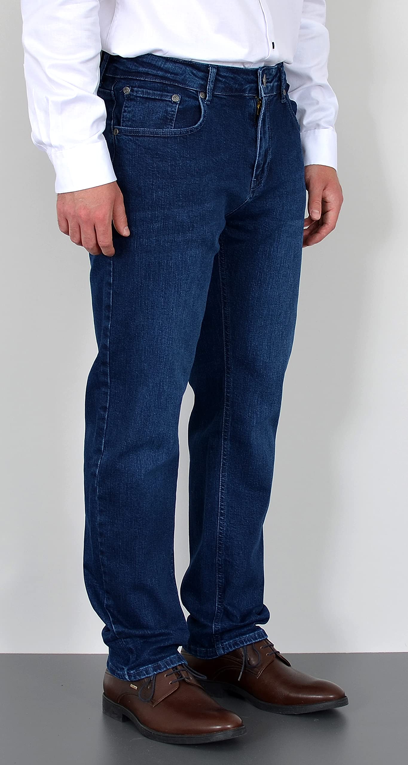 ADAM Jean Homme Regular Jean Elastique Homme Jeans Homme Pantalon Homme Jeans Jean Droit Homme Jean Straight Fit Homme Jeans Straight Homme F100